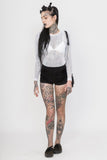 Tripp NYC Fishnet Long Sleeve (White)