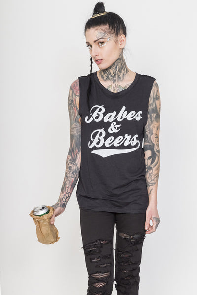 Social Decay Babes and Beers Tee (Black)