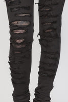 Tripp NYC Tear It Up Fishnet Jeans