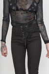 Tripp NYC D-Ring Lace Up Pants