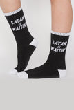 Creep Street Satan Is Waitin Socks (Black)