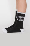 Creep Street Satan Is Waitin Socks (Black)